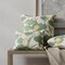 Yellow Green Stain Resistant Performance Floral Leaves Botanical Print Upholstery Fabric by The Yard - SKU: Lenox Jungle